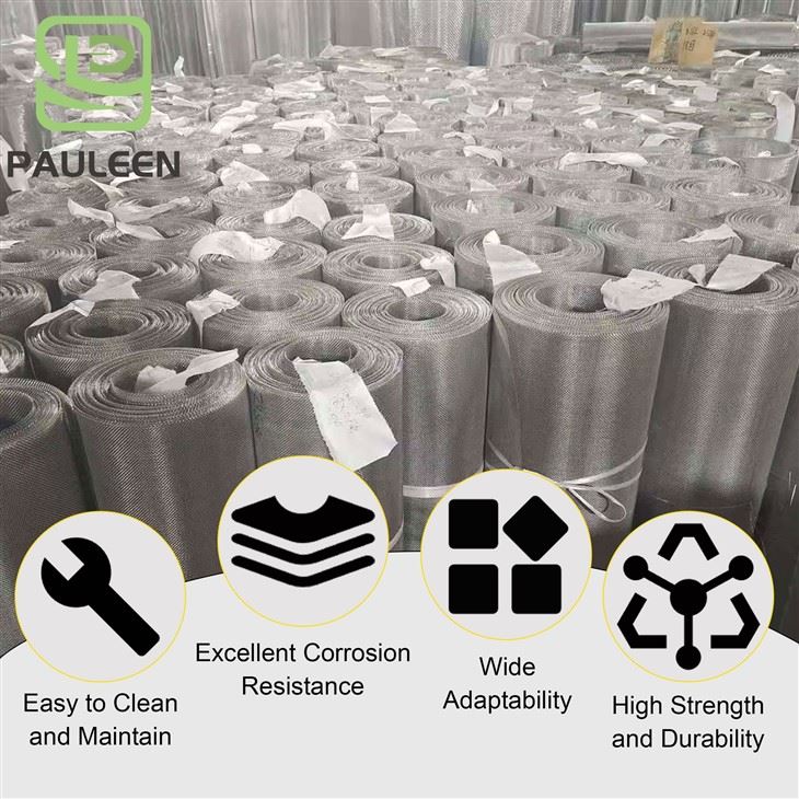 Stainless Steel Woven Wire Mesh Roll factory